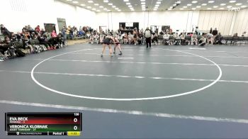 136 lbs Round 5 (6 Team) - Eva Beck, Minooka vs Veronica Klobnak, Joliet Township