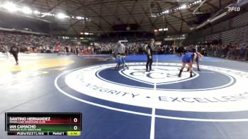 45 lbs Champ. Round 2 - Santino Hernandez, Moses Lake Wrestling Club vs Ian Camacho, Warden Elite Wrestling