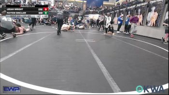 138 lbs Rr Rnd 1 - Leeah Wright, D3 Wrestling Cluib vs Payton Sinclair, Midwest City Bombers Youth Wrestling Club