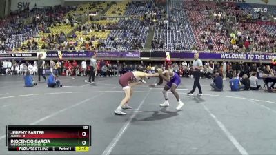 125 lbs Round 1 (16 Team) - Jeremy Sarter, Albion vs Inocencio Garcia, Wisconsin-La Crosse