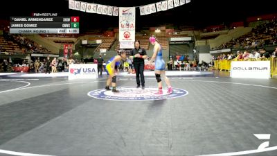 Junior Girls - 130 lbs Champ. Round 1 - Katherine Love, College Prep Wrestling Academy vs Ellexys Edralin, Will C Wood High School Wrestling