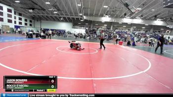 184 lbs Cons. Round 4 - Jason Bowers, Friends University vs Rocco D`Ascoli, Ottawa University