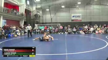 140 lbs Finals (8 Team) - Canon Voiles, Tennessee Red vs Khye Gamas, Montana Maroon