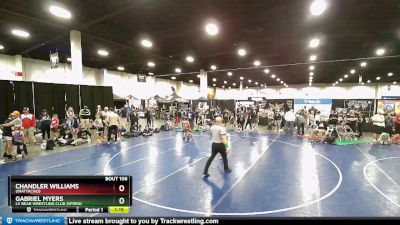 58 lbs Round 4 - Gabriel Myers, LV Bear Wrestling Club (Spring vs Chandler Williams, Unattached