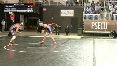 157 lbs Consi Of 4 - Jack Nies, American vs Felix Lettini, Sacred Heart