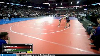 D2-145 lbs Quarterfinal - Eyan Dessellier, Kiel vs Griffin Marko, Saint Croix Falls