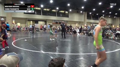 70 lbs Round 3 (6 Team) - Brayden Brooks, Alabama Elite Red vs Owen Toungette, Williamson County WC