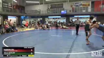 132 lbs Cons. Round 3 - Hudson Fry, Harpeth Takedown Club vs Kyle Mahler, Lynn Haven