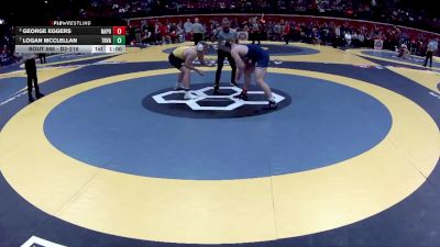 D2-215 lbs 5th Place Match - George Eggers, Napoleon vs Logan McClellan, Tri-Valley