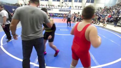 165 lbs Quarterfinal - Xain Jones, Searcy Youth Wrestling Club vs Forrest Duvall, Apache Youth Wrestling