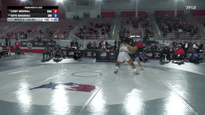 125 kg Champ. Rd Of 16 - Coby Merrill, NYAC vs Taye Ghadiali, Cliff Keen WC