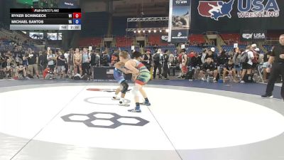 126 lbs Champ. Rd Of 128 - Ryker Schingeck, Wisconsin vs Michael Santos, Virginia