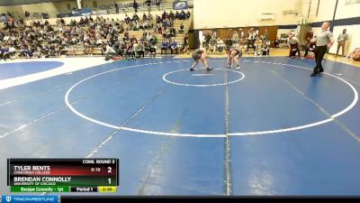 157 lbs Cons. Round 3 - Brendan Connolly, University Of Chicago vs Tyler Bents, Concordia College