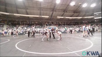 67 lbs Round Of 32 - Ruger Elizondo, Blue Devil Wrestling vs McCrae Cox, Coweta Tiger Wrestling