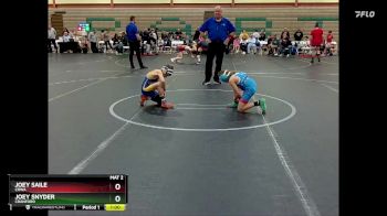 64 lbs 3rd Place Match - Joey Snyder, Cranford vs Joey Saile, CRWA
