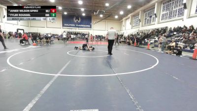 144 lbs Quarterfinal - Avner Wilson-Spiro, Wilton vs Tyler Roussel, New Milford