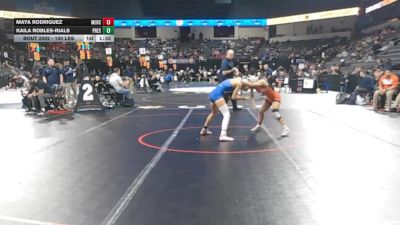 100 lbs Round Of 32 - Maya Rodriguez, Merced (SJ) vs Kaila Robles-Rials, Presentation (CC)