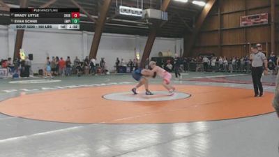 160 lbs Round Of 16 - Brady Little, Shore Thing vs Evan Schibi, Empire Wrestling Academy