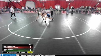 157 lbs Quarterfinal - Jacob Kidder, Askren Wrestling Academy vs Jax Jensen, Iowa