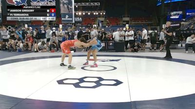 138 lbs Cons. Sub-rd Of 16 - Jamison Gregory, Michigan vs PJ Terranova, New Jersey