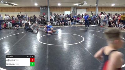 I 220 lbs Semifinal - Jared Kerrick, Penn Yan vs Christian Stiehler, Tobyhanna