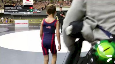 Bantam - 49 lbs Champ. Round 1 - Caroline Angel, So Cal Hammers Wrestling vs Erik Berberyan, Dethrone Wrestling Club