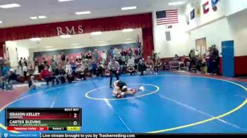 138 lbs Semifinal - Carter Blevins, Lingle-Ft. Laramie/Southeast vs Grason Kelley, Kemmerer