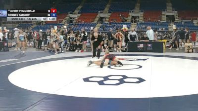 130 lbs Champ. Rd Of 32 - Avery Fitzgerald, Texas vs Sydney Tarlow, California