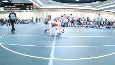 120 lbs Consi Of 8 #1 - Greysin Hopp, Apex - Michigan vs Pace Plankenhorn, Garden City HS