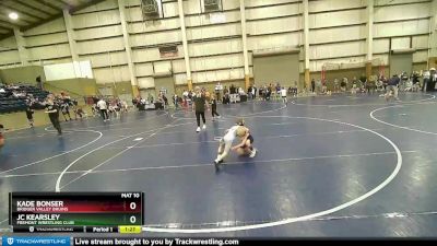 57 lbs Cons. Round 3 - Kade Bonser, Bridger Valley Bruins vs Jc Kearsley, Fremont Wrestling Club