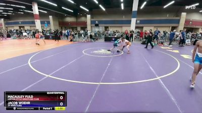 120 lbs Quarterfinal - Macauley Fuld, Lofton Style Wrestling Club vs Jacob Woehr, 3F Wrestling