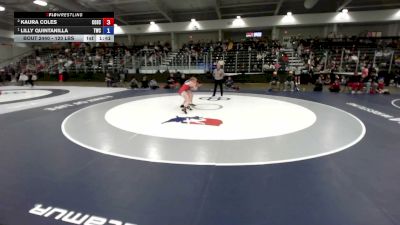 120 lbs 1st Place Match - Lilly Quintanilla, Thermopolis Wrestling Club vs Kaura Coles, Combat School