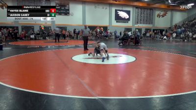 74 lbs Cons. Round 3 - Jaxson Casey, Xavier X-Men vs Hayes Blaine, USA Mat Club