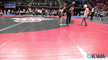 61 lbs Quarterfinal - Rhett Bush, Caney Valley Wrestling vs Cohen Tonubbee, Chandler Takedown Club