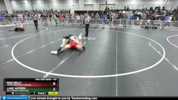 157 lbs Champ. Round 1 - Luke Hayden, BullTrained Wrestling vs Max Kelly, Viking Wrestling Club (IA)