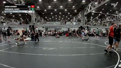 165 lbs Finals (2 Team) - Emmanuel Gusfa, Full Circle vs Aiden Fawber, TDWC Maniacs Blue & Gold
