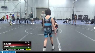 84 lbs Round 5 - Cooper Sherer, Manheim Central vs Cj Caines, Unattached