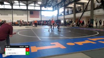 97-103 lbs Cons. Round 1 - Julian Hernandez, Hurricane WC vs Zaiden Buell, Martin Mean Machine