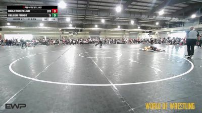101 lbs Consi Of 32 #2 - Braxton Plunk, Coweta Tiger Wrestling vs Kellen Frost, Team Aggression