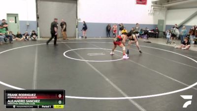 132 lbs X Bracket - Alejandro Sanchez, Marathon Wrestling Club vs Frank Rodriguez, Interior Grappling Academy