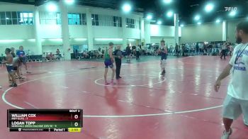 132 lbs Round 1 (6 Team) - William Cox, Indy Elite vs Logan Topp, Nebraska Green Machine (Dev B)