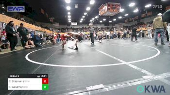 80/84 lbs Rr Rnd 3 - Charles Shipman Jr, Geary Youth Wrestling vs Forrest Williams, Norman North