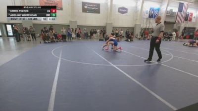 138 lbs 5th Place Match - Emrie Felvus, Jimenez Trained Academy vs Adeline Whitehead, Stallions Wrestling Club