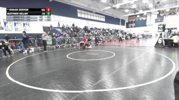 157 lbs Champ. Round 2 - Matthew Deller, Canyon vs Ishaan Sekhon, Woodbridge