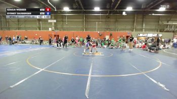 43 kg Rr Rnd 3 - Ezailia Webber, Maine Trappers White - GK8E vs Sydney Daxberger, New England Trappers Red - GK8E