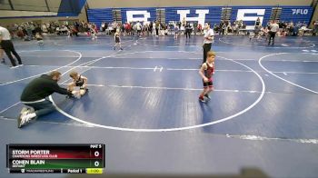 52 lbs Quarterfinal - Cohen Blain, Defiant vs Storm Porter, Champions Wrestling Club