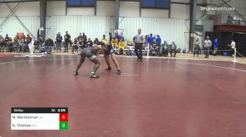 Prelims - Nathan Wertheimer, Johns Hopkins vs Kevin Thomas, Plymouth