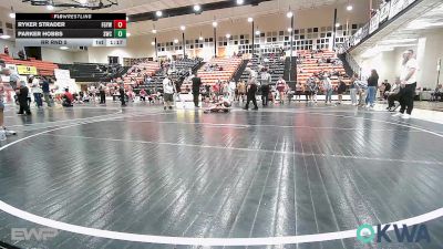 80 lbs Rr Rnd 5 - Ryker Strader, Fort Gibson Youth Wrestling vs Parker Hobbs, Salina Wrestling Club