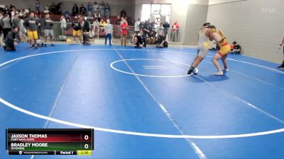 285 lbs Cons. Round 1 - Jaxson Thomas, Fort Hays State vs Bradley Moore, Wyoming