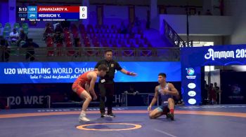 57 kg 1/8 Final - Nodirbek Jumanazarov, Uzbekistan vs Yuto Nishiuchi, Japan